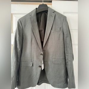 Mango Mens 100% Linen Slim Fit Blazer -NEW, NEVER WORN